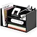 FITUEYES Organizer na biurko drewno czarny 6 półek do biura i domu 41,9 x 24 x 25 cm DO304202WB