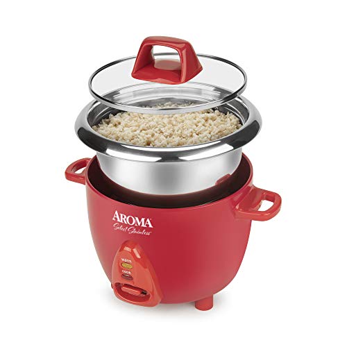 Image of Aroma Stainless Rice Cookers (6-Cup & 14-Cup) Bundle