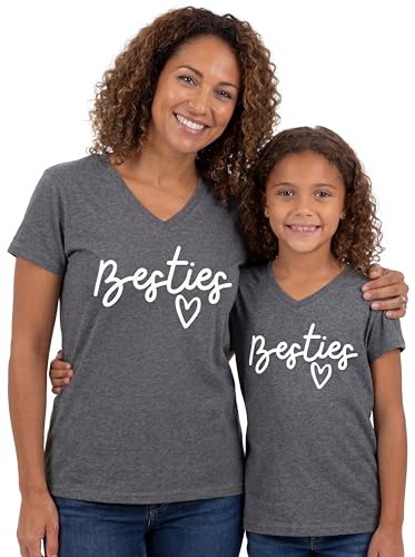 Image of Unique Baby Besties Mommy and Me Matching Mothers Day Shirts