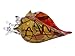 Dale Tiffany Seashell Handcrafted Art Glass Figurine, Amber