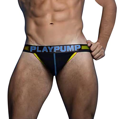 Cotton Underwear Men Bikini Briefs Soft Breathable Bulge Pouch Briefs For Men Scrunch Butt Underpants