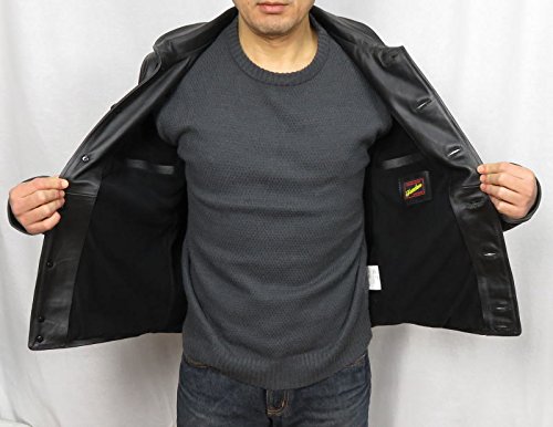 レザーコサックジャケット　20's A-1 ヌバック　猫目ボタン Y'2 LEATHER（ワイツーレザー） 】 アニリンホースハイド