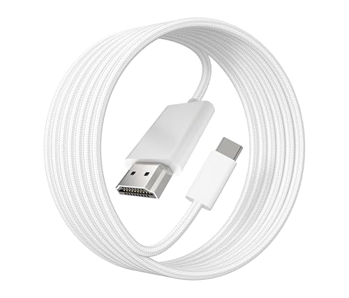 AIRSKY USB C to HDMI Cable, 4K 60Hz, Type-C to HDMI 2.0 Braided Cord, USB-C to HDMI Cable for iPhone 17 to TV, Compatible with MacBook, iPhone 17/16/15 Pro/Max, iMac, iPad Pro