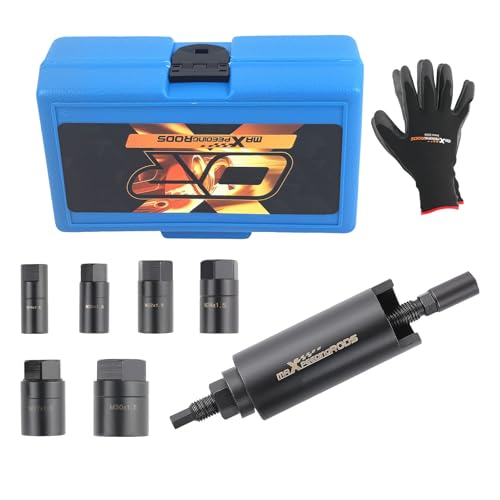 Safety Recall: 2007-2013 Honda Fit & 2012 Civic Hybrid Driveshaft Failure 5 maXpeedingrods Drive Shaft Puller Extractor Tool Set for BMW VW Audi Porsche MB Subaru, 7PCS CV Axle Puller Removal Kit with 6 Adapters (M16, M20, M22, M24, M27, M30)