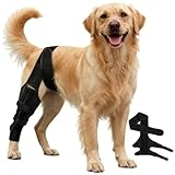 Dog Knee Brace for Torn ACL,Dog ACL Braces with Side Stabilizers,Adjustable Dogs Leg Brace Suitable for 4 Limbs,Dogs Hip Brace for Arthritis Relief, Joint Stability,Reduces Pain and Inflammation