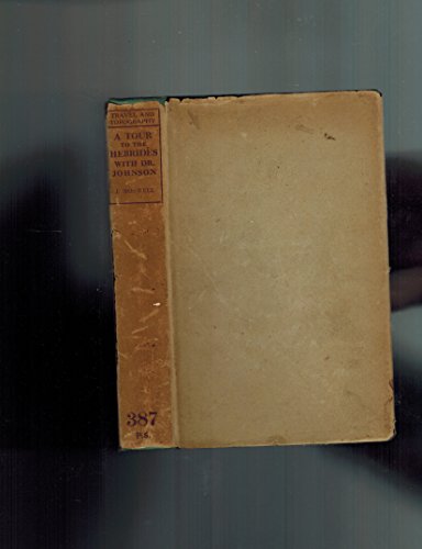 The Journal of a tour to the Hebrides with Samu... B00B18U6LI Book Cover