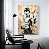 Zoom IMG-2 sacpfgue poster con bruce lee Zoom IMG-2 sacpfgue poster con bruce lee