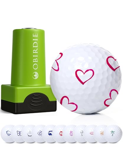 Obirdie Heart Golf Ball Stamp for Women