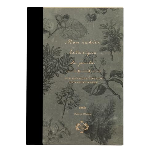 Image of PETAL & FLOW B6 Size Rough NoteBook 5 inch x 7 inch, 288 pages (144 sheets), Vintage Style (Botanical)