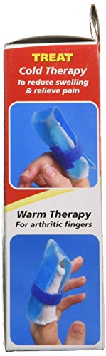 Image of Acu-Life Finger Treatment Kit | Pain Relief and Recovery | Hot and Cold | Includes Finger Split and Gel Pack, Various, 4 Piece Set (Pack of 2)
