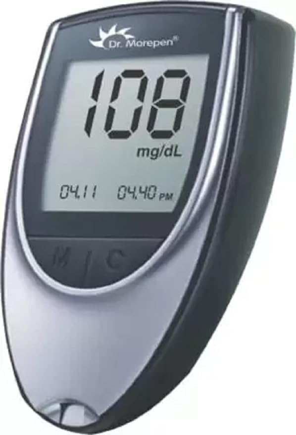 Image of Morepen Glucometer with Round Lancet Combo Pack for Effective Diabetes Management