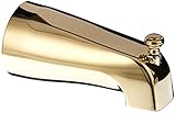 American Standard 060340-0990A Wall Mount Spout Diverter with Pipe Thread, Polished Brass