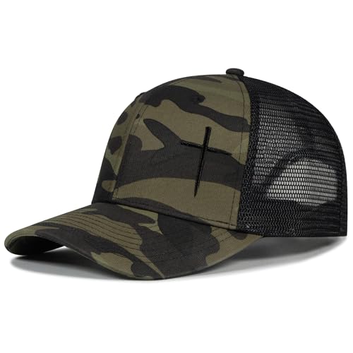 Image of Christian Hats for Men Women,Jesus Cross Hat Religious Best Gifts for Birthday /Christmas