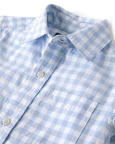 The Children's Place Big Boys' Long Sleeve Poplin Button Down Shirt