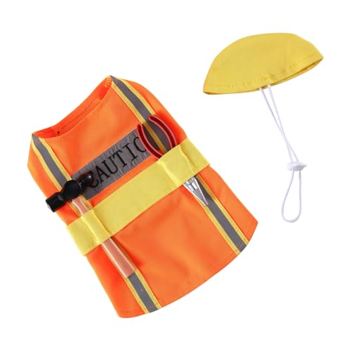 Disfraz para perro talla XL color naranja