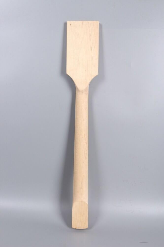 Manico for chitarra baritona a 24 tasti, testa a paddle da 30 pollici, tastiera in acero senza intarsio fai te