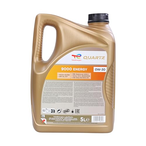 Aceite Motor TotalEnergies Quartz 9000 Energy 0W-30 5 L miniatura 6
