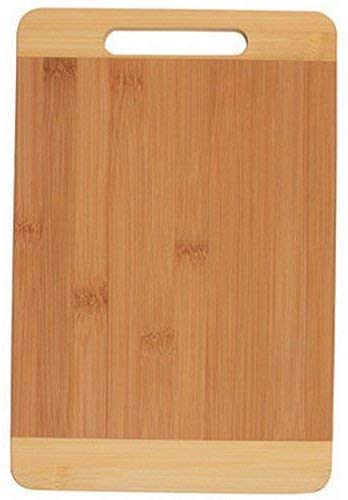 SGMSC Large Non-Slip Wooden Bamboo Cutting Board with Antibacterial Surface with Handle, Chopping Board for Kitchen, Cutting Board, Cutting Board for Kitchen, Vegetable Chopping Board for Kitchen