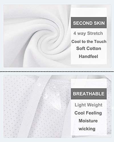 RUNNING GIRL Strappy Sports Bra for Women, Sexy Crisscross Back Medium Support Yoga Bra with Removable Cups(WX2354 White,L) - Image 6