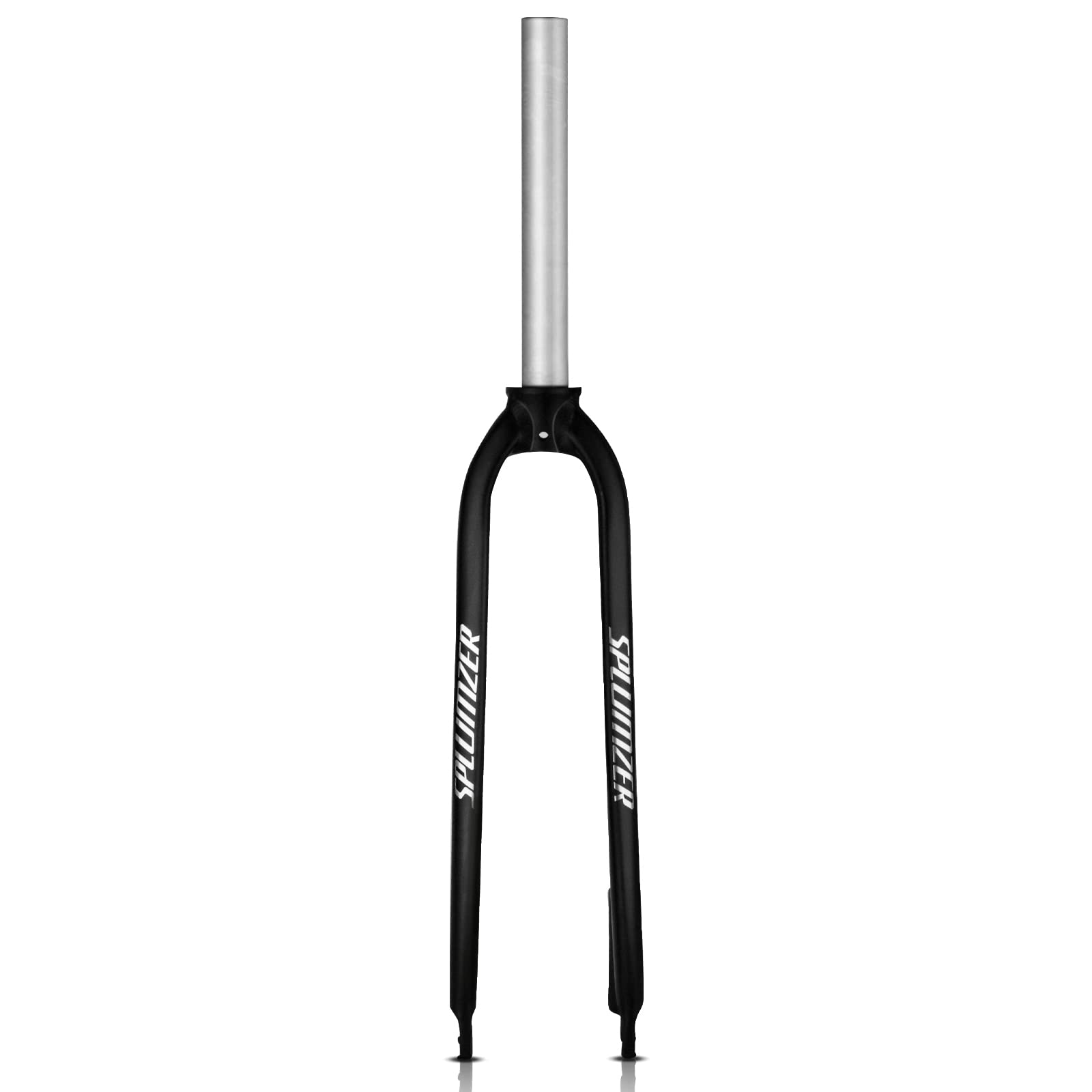 'splumzer 1-1/8'' 26/27.5/29'' Aluminum Alloy Rigid Disc Brake MTB Fork, 28.6mm Threadless Straight Tube Superlight Mountain Bike Front Forks'