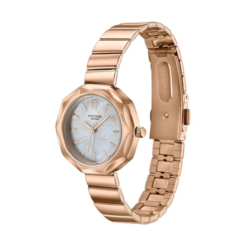Image of Sonata Poze 9 with Quartz Analog with SS Cut fold Strap Watch for Women