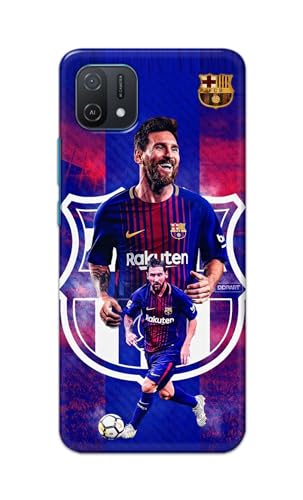 Image of Printed Hard Back Cover Case for Oppo A16e Back Cover (Famous Football Player) -1111