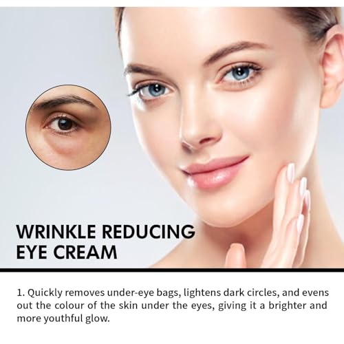 Fgeakl 𝑯𝒂𝒓𝒗𝒆𝒚 𝑹𝒐𝒔𝒔 Instant Eye Lift Cream,Wrinkles Eye Tightener Cream thumb #3
