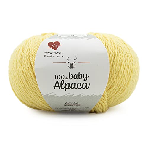 Image of Baby Alpaca, is Pure 100% Baby Alpaca Fibre. Oekotex Class 1 Certified. Pack of 2 Balls - 50gm Each Shade no - BAC10