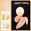 PartyWoo Nude Balloons 50pcs 5 Inch Apricot Boho Fall Neutral Latex Helium Balloons for Graduation Wedding Anniversary Birthday Boy Baby Shower Woodland Boho Theme Party Decorations Brown-F05 #2