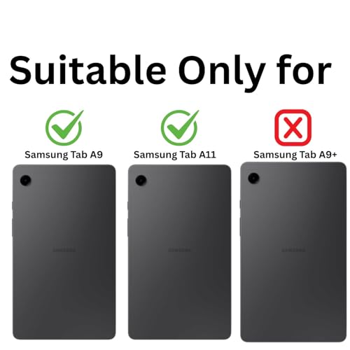 Image of Printme for Samsung Galaxy Tab A11 8.7 inch (2025), A9 8.7 inch (2023) - Trifold Case with Pen Holder - Slim Lightweight Stand Cover with Auto Sleep /Wake, Protective PU Leather Tablet Cover (Green)