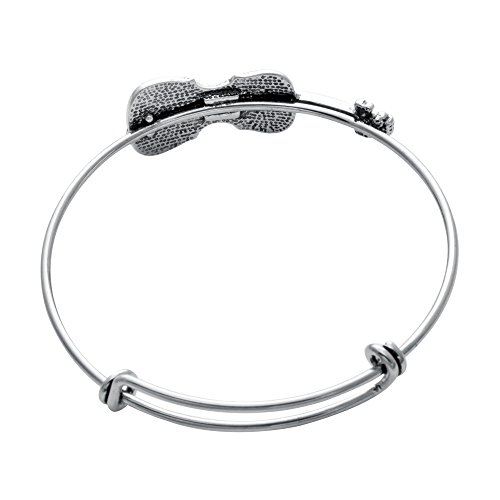Image of Preppy Bracelets Music Lover Violin Stretch Bangle Bracelet Jewelry Gifts