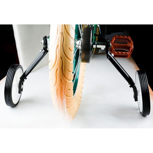 Ruedas de Entrenamiento Ajustables NOLITOY para Bicicleta, Estabilizador Trasero Negro, Ruedas Auxiliares de Equilibrio para Aprendizaje de Bicicleta Infantil miniatura 5