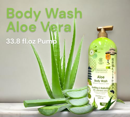 Image of aloe body wash with Hyaluronic Acid, 33.8fl.oz