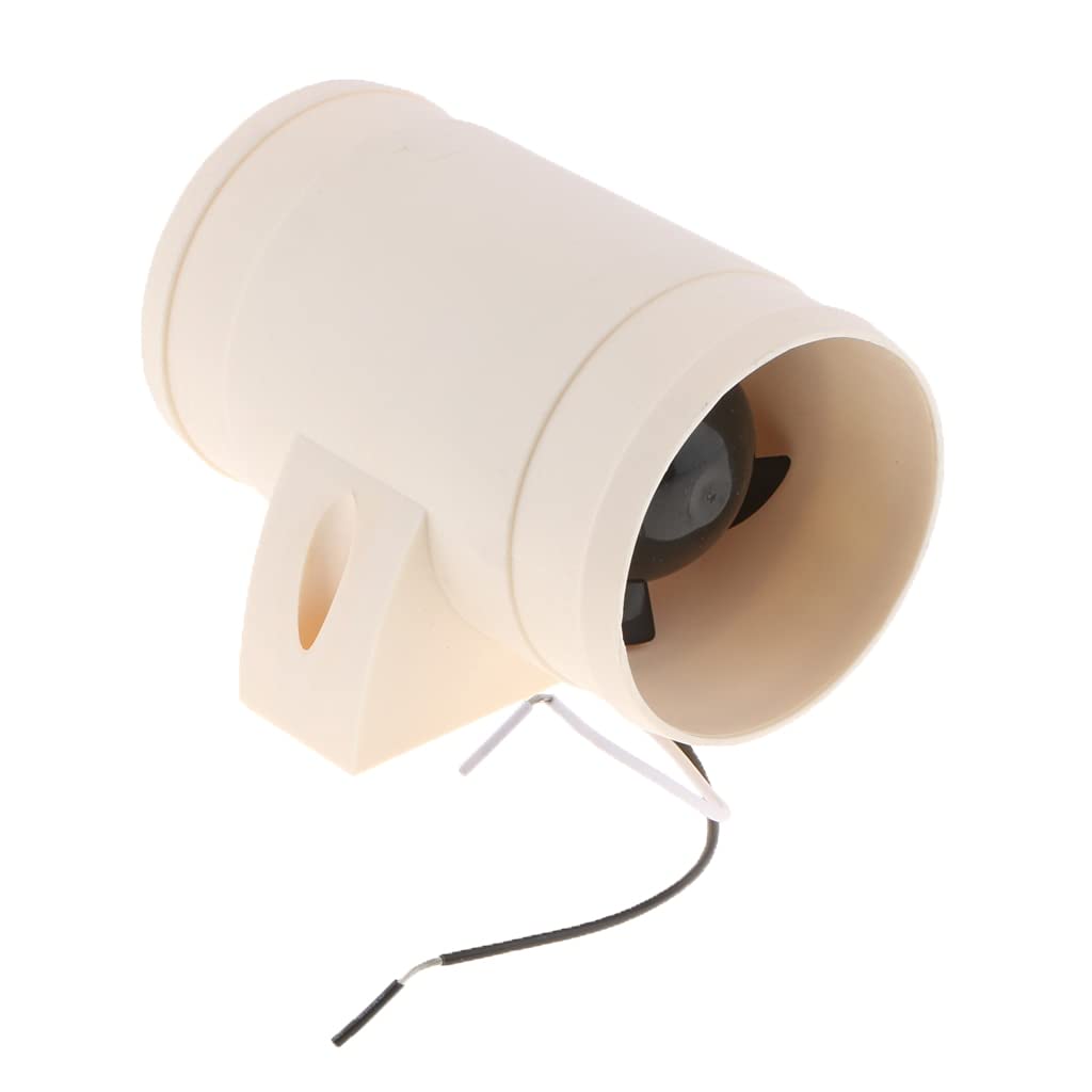 Accesorios Ventilador en línea silencioso de 3 Pulgadas, Ventilador de enfriamiento de Flujo de Aire Tranquilo de 12 V for circulación de Aire en conductos, respiraderos, Carpas de Cultivo, Blanco