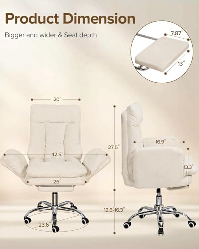 Big and Tall Chair with 180° Recline