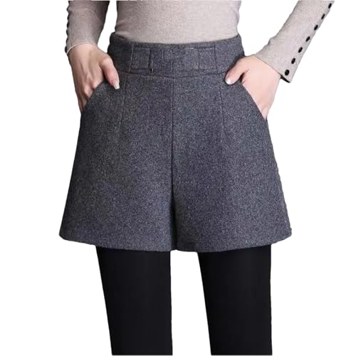 Pantalon en laine femmes d'affaires taille haute chic décontracté coupe ligne A slim