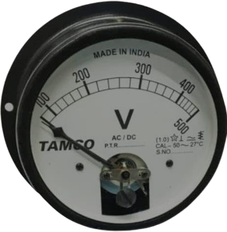 See full amazon price history chart for Volt Meter, 0-500 Volt Range, 100 mm Projection, Made in India (PACK OF 1) Volt Meter, 0-500 Volt Range, 100 mm Projection, Made in India (PACK OF 1) (B0DBQVMKCX) Amazon Price History, Amazon Price Tracker