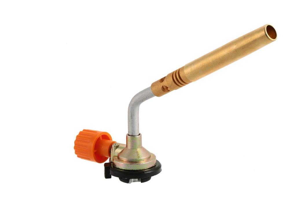 Generic Manual BBQ Blowtorch Cooking Soldering Butane Gas Torch Flame Full Copper Double Tube Ignition High Temperature Spray Gun