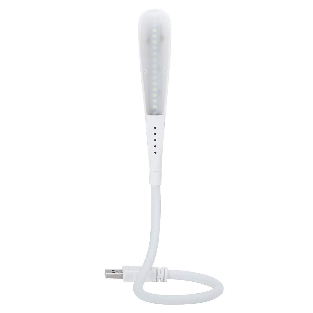 LIZEALUCKY Portable LED Sewing Lamp Flexible Gooseneck Lamp USB Desk Lamp with USB Charging Port Dimmable Eye-Caring Reading Desk Light