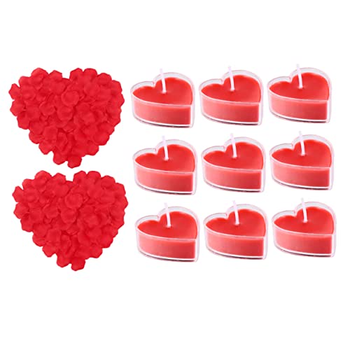 TOPPERFUN 5juegos Velas De Aromaterapia Forma De Corazón Kit De...
