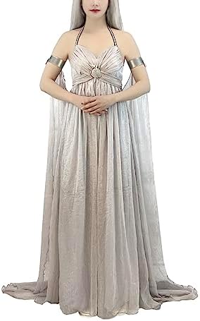 Dragon Queen Costume Chiffon Dress Halloween Cosplay For Women