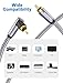 SOUNDFAM Subwoofer Kabel 90 Grad Cinch Kabel Rechtwinkliges RCA Subwooferkabel Digital Audio Koaxial Kabel für Wandmontierter TV Soundbar - Grau 8M