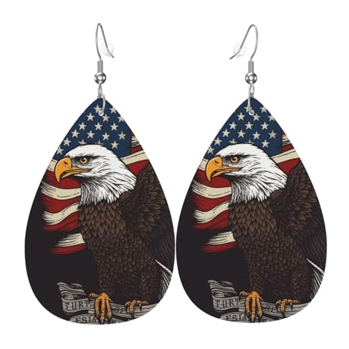 USA Patriotic Eagle�ƃA�����J�����C�������O ���f�B�[�X �t�F�C�N���U�[�C�������O �e�B�A�h���b�v �_���O���C�������O �y�ʃW���G���[�M�t�g