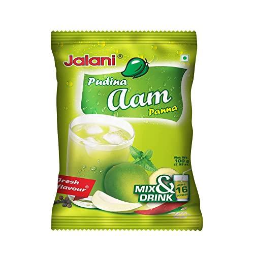 Image of Jalaani Pudina Aam Panna | Ready to Mix & Drink | A++ Grade, 100g x 4 Pcs