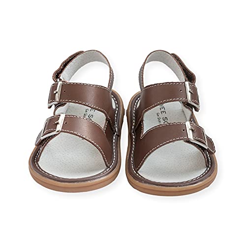 Image of Wee Squeak Toddler Squeaky Sandals with Removable Squeaker in Fun Styles & Colors for Boys and Girls