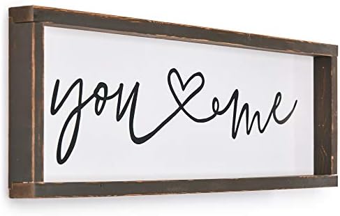 ReLIVE Decorative Expressions You and Me Wooden Sign - 8 x 24