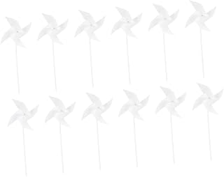 Ciieeo Kindergarten Paper Windmill 12Pcs Kindergarten Pinwheel Graffiti s Paper Windmills Children Supplies