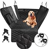 NATHUMAN Funda Perros Coche, Gama Alta, Convertible, Cubierta Asiento Universal, Tipo Hamaca, Impermeable, 2 Bolsillos, Ventana de Malla con Cremallera, Antideslizante, Regalo 2 Cinturones Seguridad NATHUMAN Funda Perros Coche, Gama Alta, Convertible, Cubierta Asiento Universal, Tipo Hamaca, Impermeable, 2 Bolsillos, Ventana de Malla con Cremallera, Antideslizante, Regalo 2 Cinturones Seguridad