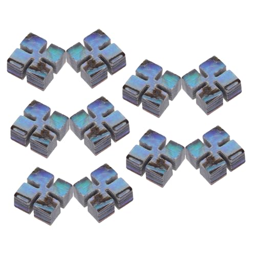 FUNOMOCYA Acoustic Guitar Accessories 10pcs Abalone Shell Fretboard Dots Binding Inlay for Guitar Mandolin Ukulele