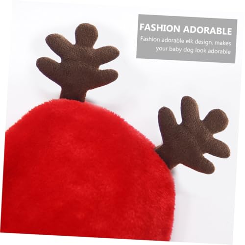 Disfraz navideño para perros talla S con bufanda rojo miniatura 6